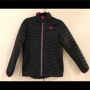 Girls North Face Puffer Jacket